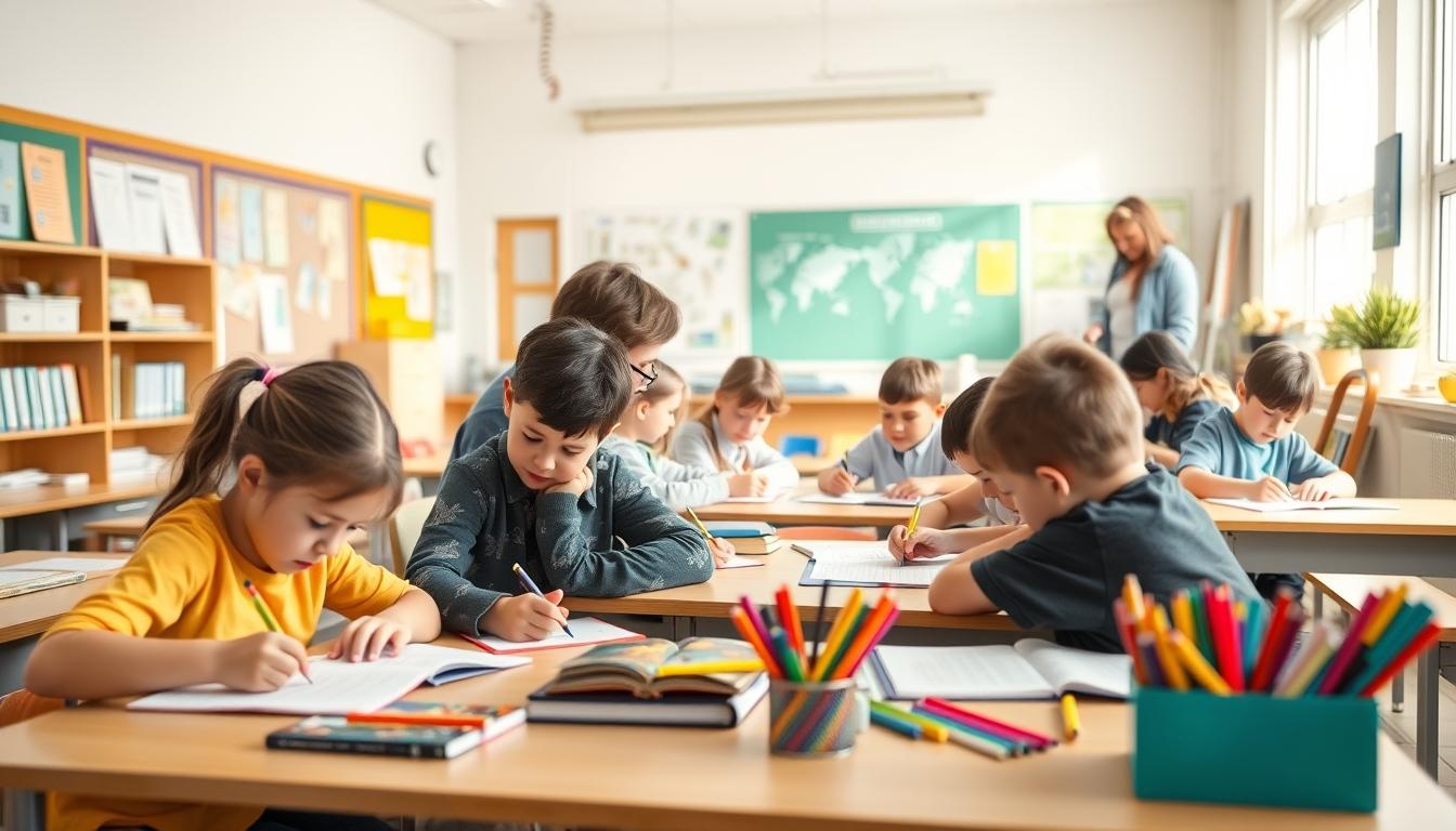 Modern university campus for students